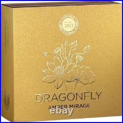 2026 Samoa Dragonfly Amber Mirage 2 oz Antique finish Silver Coin