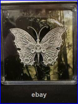 2oz Silver Steampunk Mech butterfly #26 Of 200 Minted. 999 2025