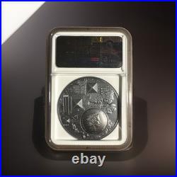 7k Metals 2022 Legacy of the Pharaohs 3oz 999 Antiqued Silver NGC MS70 Only 2022
