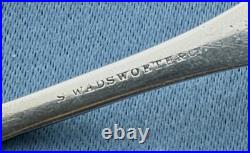 90 Coin Silver Scrap or Not 11 Teaspoons Different Makers All Damaged 159 Gr