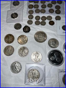 90% Pure Silver Coin Collection Rare Antique Old Collectible Money