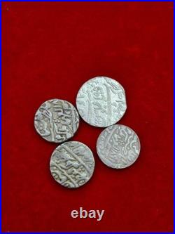925 Sterling Silver Mughal Style Coin Antique Handcrafted Historical Collectible