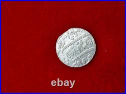 925 Sterling Silver Mughal Style Coin Antique Handcrafted Historical Collectible
