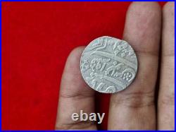 925 Sterling Silver Mughal Style Coin Antique Handcrafted Historical Collectible