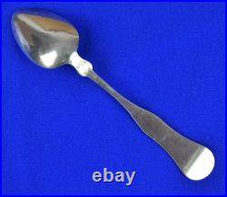 A. DUNYON COIN SILVER SPOONS (4) PORTLAND ME. RETAILER c1860 5 3/4 49 G
