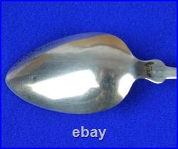 A. DUNYON COIN SILVER SPOONS (4) PORTLAND ME. RETAILER c1860 5 3/4 49 G