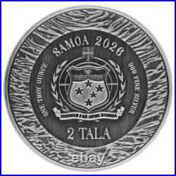 ANTIQUE COLOR Alpha Strike 2026 Samoa Mermaid Under the Sea 1 oz. 999 Silver