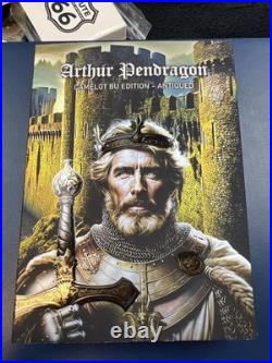 ARTHUR PENDRAGON CAMELOT Antique Finish 1 Oz Silver Coin $2 Niue 2023 Low Mintag