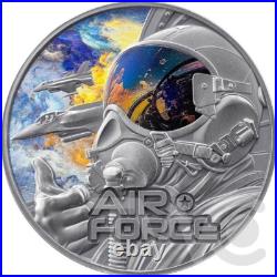 Air Force Guardians of Freedom 2 oz Antique finish Silver Coin CFA Cameroon 2025