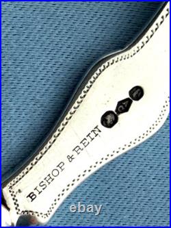 Albert Cole Coin Silver Hooded Gold Washed Soup Ladle 11 3/4 In Mono 190.6 Gr