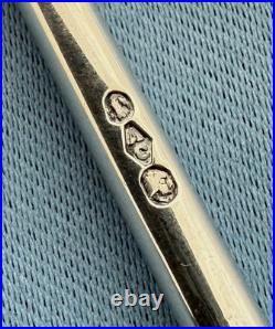 Albert Coles Coin Silver Soup Ladle Saxon Stag 12 Inches No Mono