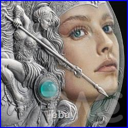Amazon Femina Bellator 2 oz Antique finish Silver Coin CFA Cameroon 2024 Amazon Femina Bellator 2 oz Antique finish Silver Coin CFA Cameroon 2024