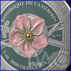 Amazon Femina Bellator 2 oz Antique finish Silver Coin CFA Cameroon 2024 Amazon Femina Bellator 2 oz Antique finish Silver Coin CFA Cameroon 2024