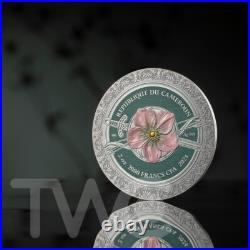 Amazon Femina Bellator 2 oz Antique finish Silver Coin CFA Cameroon 2024 Amazon Femina Bellator 2 oz Antique finish Silver Coin CFA Cameroon 2024
