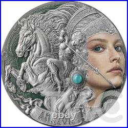 Amazon Femina Bellator 2 oz Antique finish Silver Coin CFA Cameroon 2024 Amazon Femina Bellator 2 oz Antique finish Silver Coin CFA Cameroon 2024