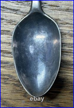 American Coin Silver Coffee Spoon William Cleveland Norwich Ct 18th Century Mono