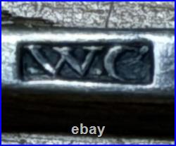 American Coin Silver Coffee Spoon William Cleveland Norwich Ct 18th Century Mono