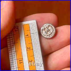 Ancient Roman Old Coated Coin Rare Small Cleaned Coin In good condition