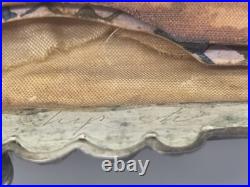 Antique 1856 Victorian Silver Coin Purse Dance Card Case Engraved 10 Anniversary