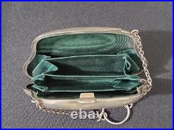 Antique 1908 Birmingham Sterling Silver Coin Purse Charles Lyster & Son, 100g