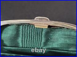 Antique 1908 Birmingham Sterling Silver Coin Purse Charles Lyster & Son, 100g