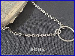 Antique 1908 Birmingham Sterling Silver Coin Purse Charles Lyster & Son, 100g