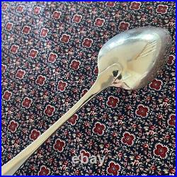 Antique A Pair Coin Silver Table Spoon By Thomas Baker Burger. NYC
