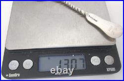 Antique American Coin & Sterling Silver Hand Engraved Spoon by E. Kohlsaat 1830