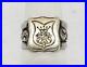 Antique-COIN-Silver-Seal-Signet-Ring-Size-8-25-01-irhh