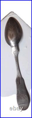 Antique Coin Silver Spoon E. KINSEY Rare
