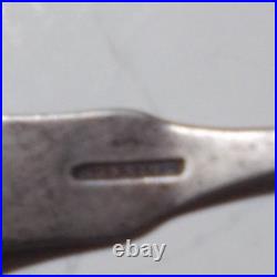 Antique Coin Silver Spoon E. KINSEY Rare