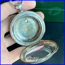 Antique Dueber 18S 4 Ounce Coin Silver Open Face Pocket Watch Case