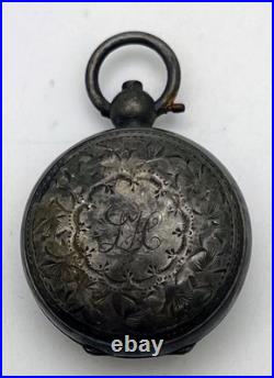 Antique Edwardian Victorian Sterling British Sovereign Coin Holder 18g'LH'. 925