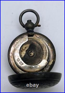 Antique Edwardian Victorian Sterling British Sovereign Coin Holder 18g'LH'. 925