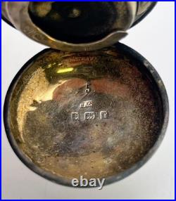 Antique Edwardian Victorian Sterling British Sovereign Coin Holder 18g'LH'. 925