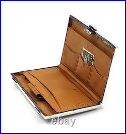 Antique Edwardian sterling silver ladies coin purse Beautiful engraved purse