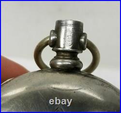 Antique Elgin Pocket Watch Coin Silver Hunting Case Fahys Monarch