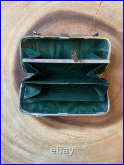 Antique English Sterling Silver Coin Purse Compact 83 grams