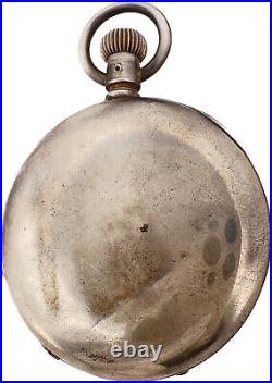 Antique Fahy's No. 1 Hunter Pocket Watch Case for 18 Size Coin Silver
