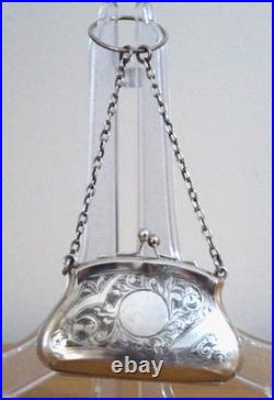Antique George V Silver Coin Purse Chester 1919 44gm