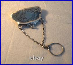 Antique George V Silver Coin Purse Chester 1919 44gm