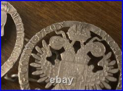Antique Georgian Silver 1780 Coin Cut Out Buckle