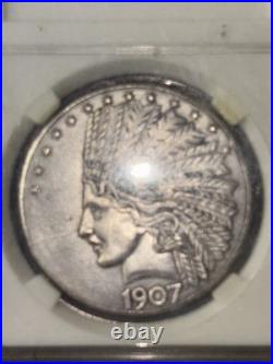 Antique Liberty Indian Head 10 Dollar Coin 1907