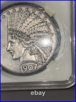 Antique Liberty Indian Head 10 Dollar Coin 1907