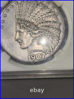 Antique Liberty Indian Head 10 Dollar Coin 1907