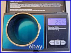 Antique Medallion Helmeted Coin Silver Napkin Ring 26.4 Grams No Monogram