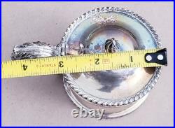 Antique R & W Wilson Coin Silver Mustard Pot