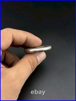 Antique Roman Empire Silver Coin King Face Roman Rare