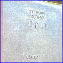 Antique Sterling Silver 925 Solid Case Ladies Coin Mirror Wallet Purse Pen Note
