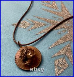 Antique Sterling Silver MORGAN DOLLAR Coin 1890 Pop Out Repousse Pendant